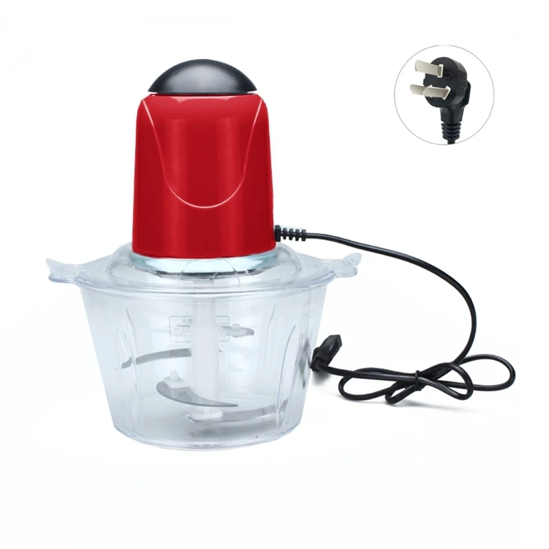 Stainless Steel 200w Grinder Glass Bowl Grinder for Meat Fruits