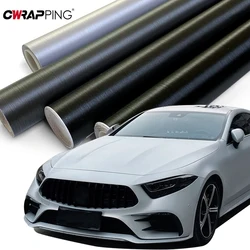 Car Brushed Aluminum Vinyl Film Waterproof Bubble-Free Auto Motorcycle Computer Sticker Protective Film for Car Accessories