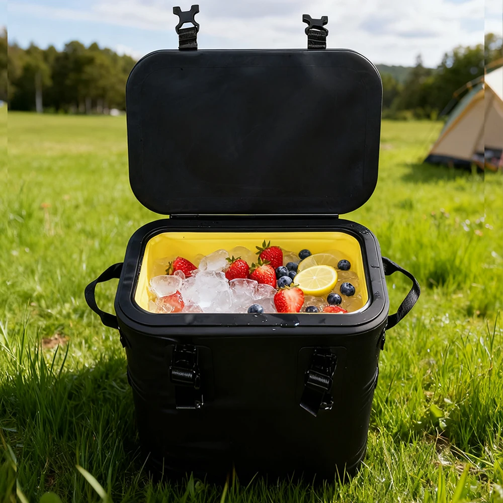 Portable Waterproof TPU Magnetic Soft Cooler Backpack Bag For Outdoor Camping