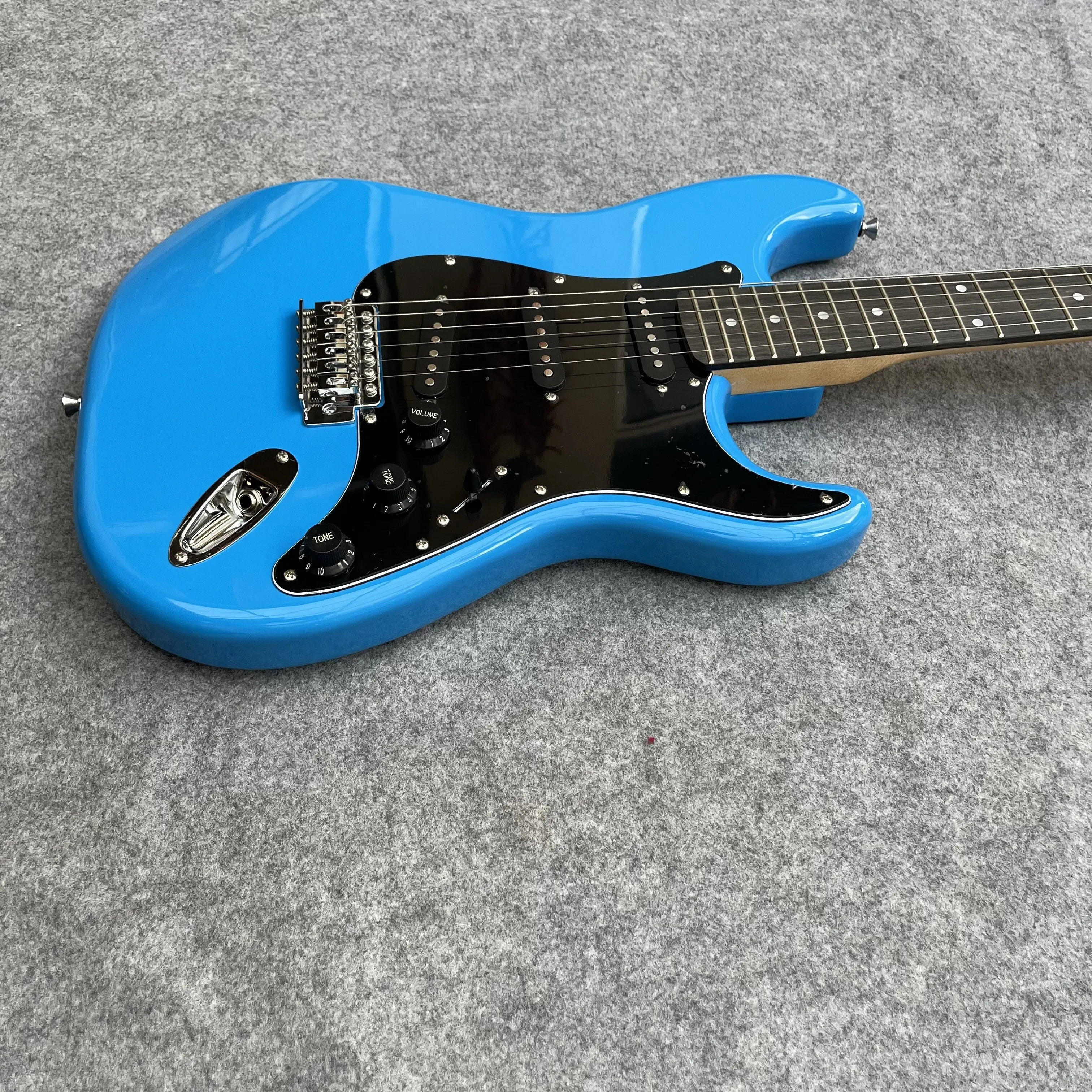 جيتار كهربائي أزرق جديد لممارسة أداء الجيتار المبتدئين #5