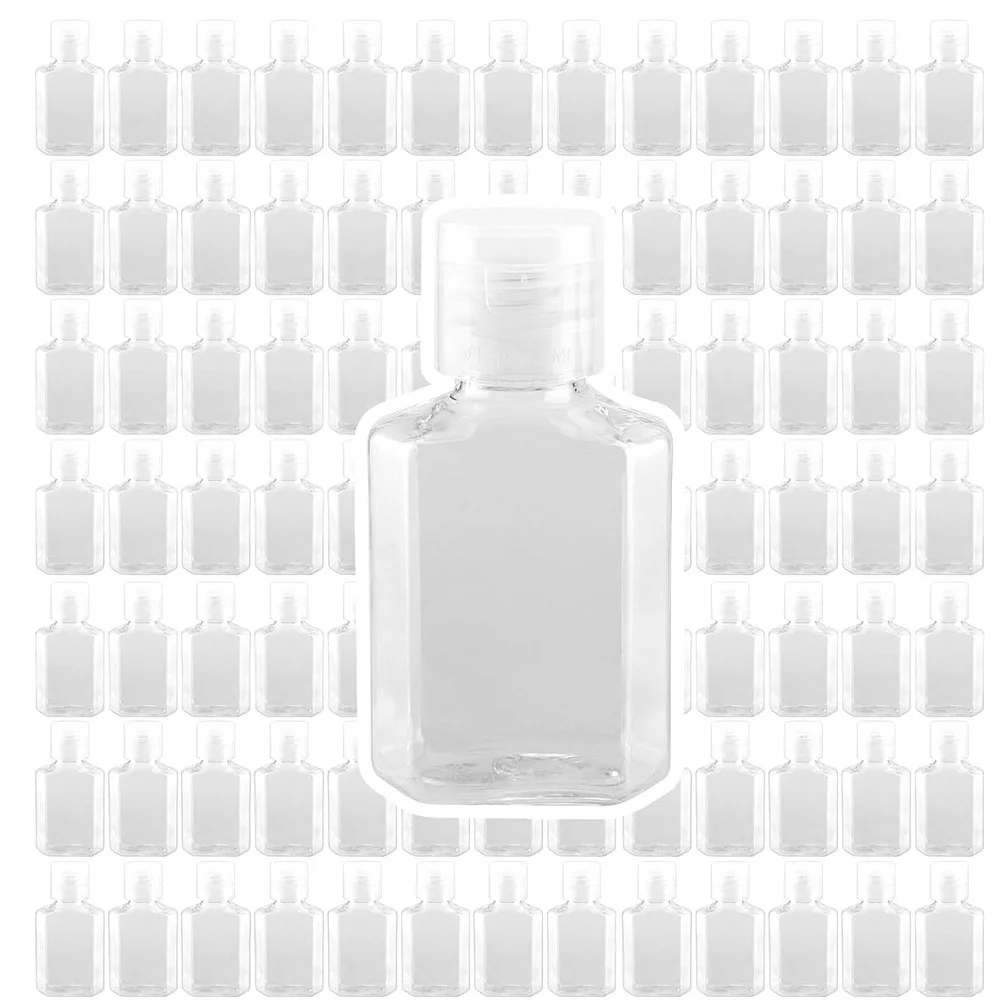 1oz/30ml Mini Plastic Bottles,Portable Clear Travel Plastic Jar ,Empty Hand Sanitizer Travel Business Trip Dispensing Toiletry