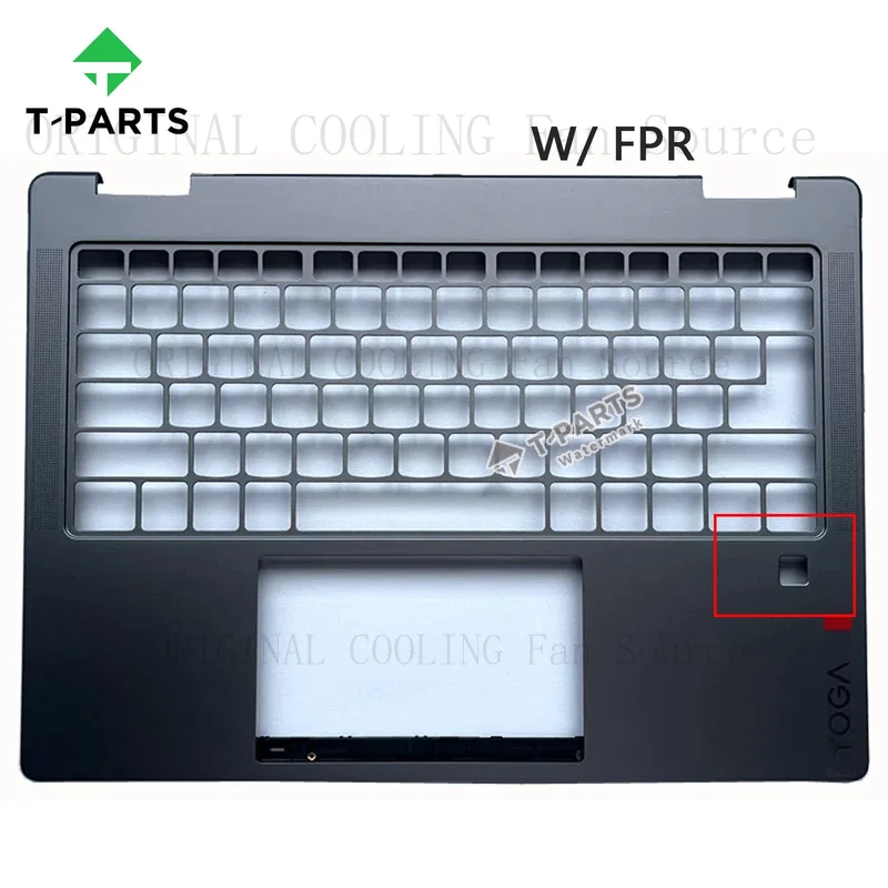 R+  5CB1R61537 New For Lenovo Yoga 7 2-in-1 14ILL10 Palmrest Upper Case W/ FPR LG