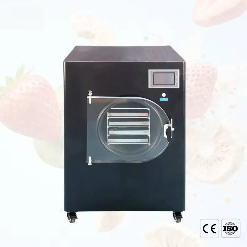 -80°C 6kg/batch Manifold Laboratory Vacuum Freeze Dryer Household Small Freeze Dryer For Food, Fruits, And Vegetables