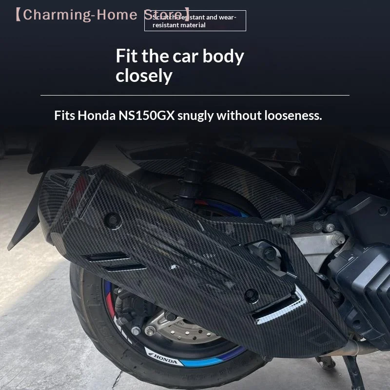 【M】1Pcs Exhaust Cover Exhaust Pipe Heat Shield For NS150XC Modified Parts Exhaust Tip Radiator Pipe Heat Shield Cover