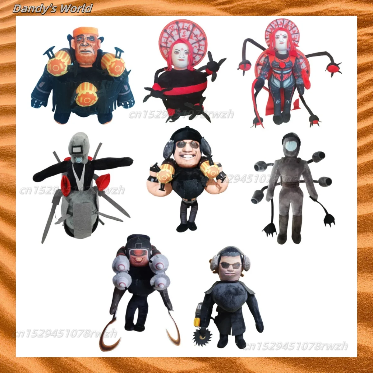 New Skibidi Toilet Three Body Taidan Three Body Computer Man Upgrade TV Male Doctor Men's Plush Filling Doll Soft Toy Gifts