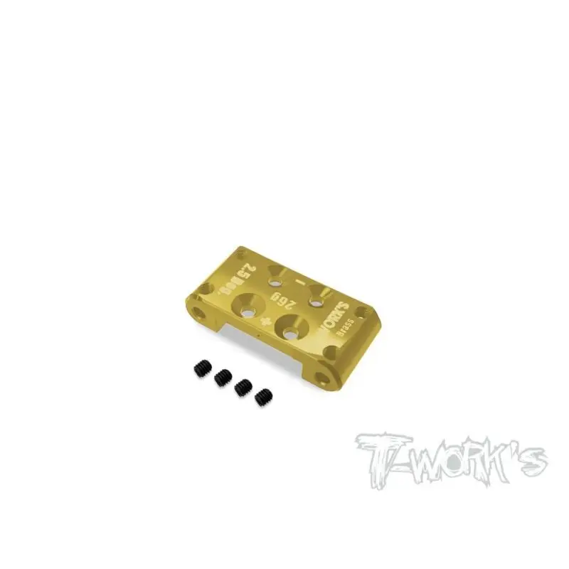 Original T Works TE-B7-E-B Brass Bulkhead 26g.（ +/- 2.5 Degress ) Rc Tool