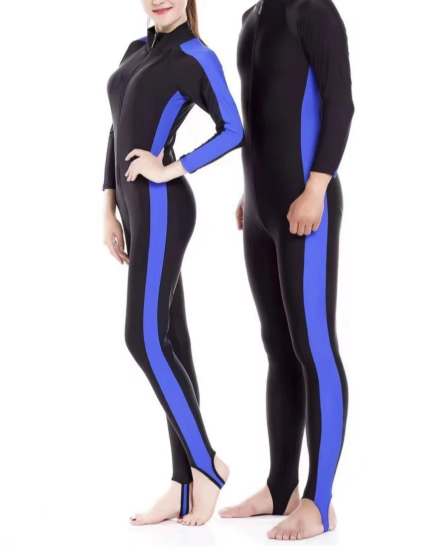 Men /Women Rash Guard Snorkeling Swimsuit Couple Thin One-Piece Diving Suit Surfing Jellyfish Sunscreen Quick-Drying 5XL115KG