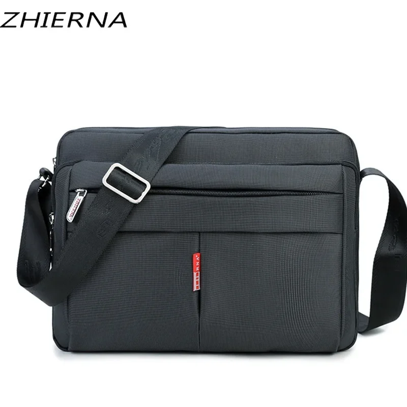 DB88 bolso de ordenador de alta calidad para hombre, maletín de gran capacidad para ordenador portátil de negocios, bandolera de hombro