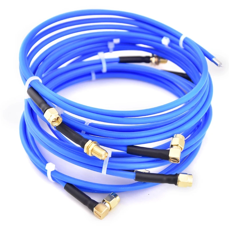 SMA wire RG402/141 RF connection wire antenna semi flexible wire adapter wire SMA female head SMA bent male head 50-3