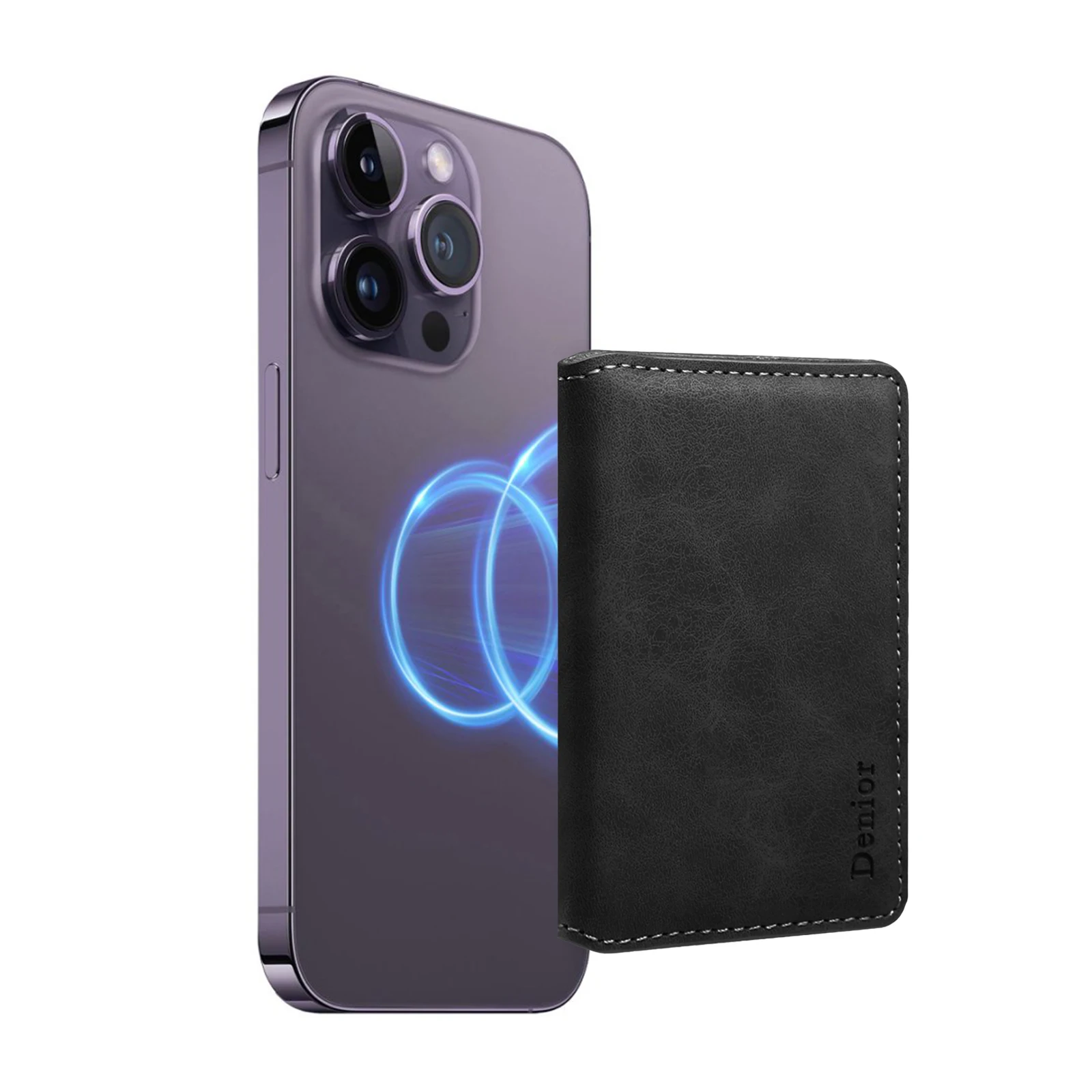 

Винтажная фоторамка, магнитный тонкий кошелек с передним карманом для мужчин и женщин, чехол с RFID-блокировкой для кредитных карт