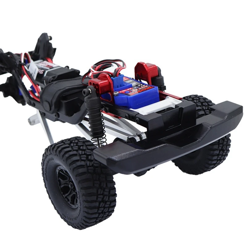 Parachoques delantero y trasero de Metal 9735 para Traxxas TRX4M TRX-4M Bronco 1/18 coche trepador de control remoto piezas de mejora OP Accesorios