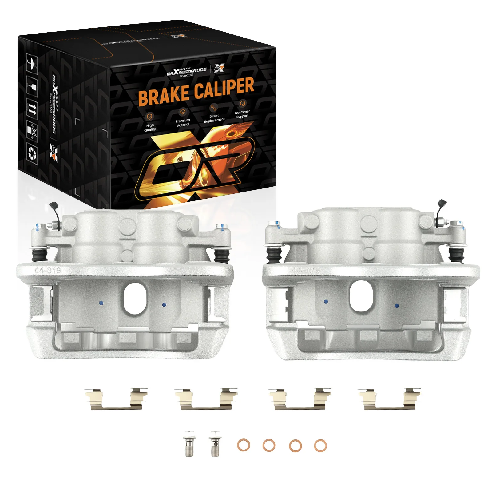 

2 комплекта суппорта заднего дискового тормоза для Chevrolet Avalanche 1500 RWD 2002-2006 18-B4941 FRC11573, новые детали тормоза