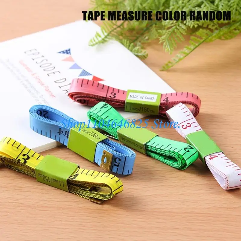 Multipurpose Iron Head Tape Measure Set of 6 Ergonomic PP Material Construction Easy to Read Marking for Tailors and DIY
