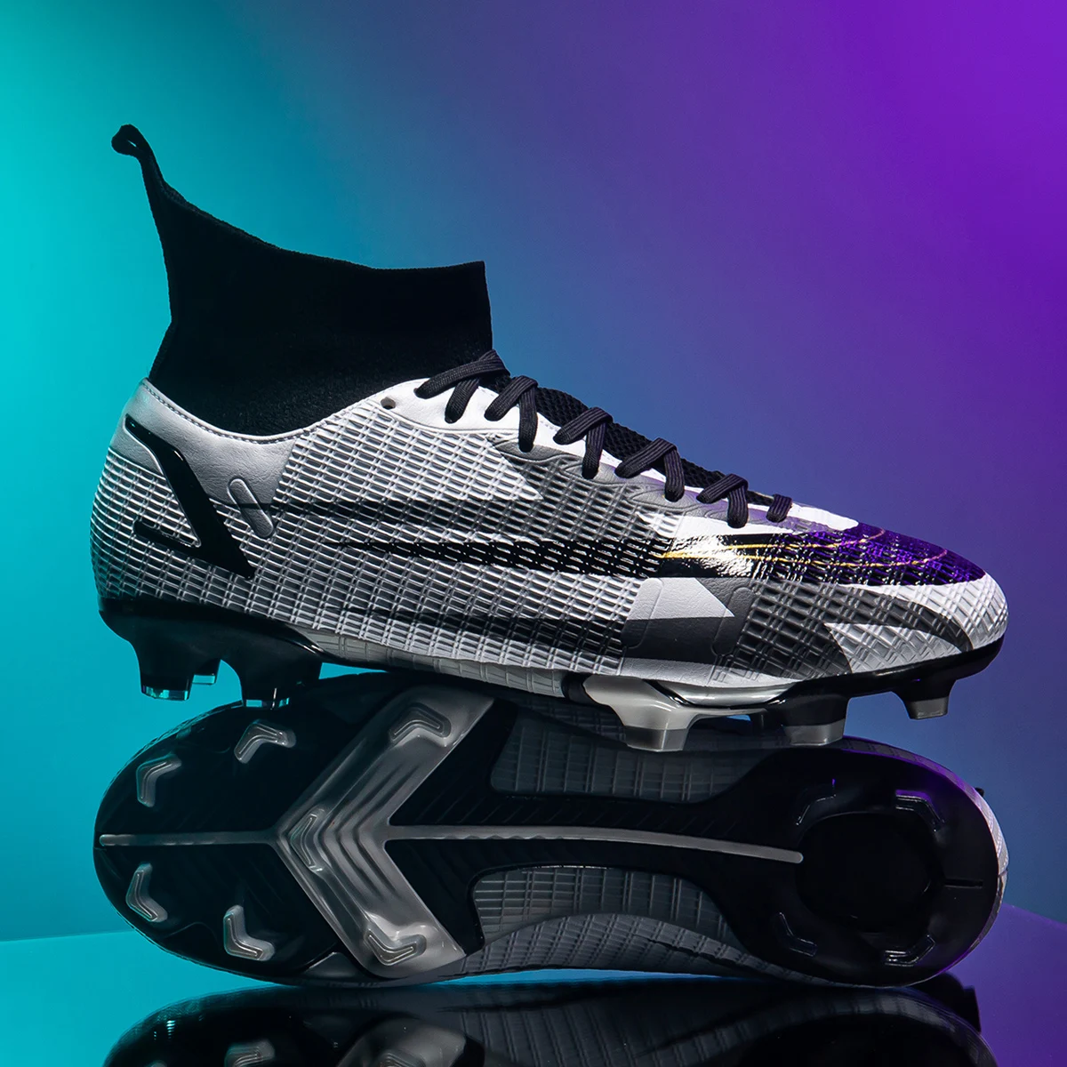 

Футбольные бутсы для мужчин, детские профессиональные длинные гвозди, подростки, взрослые, спортивные соревнования и тренировочная обувь на открытом воздухе.