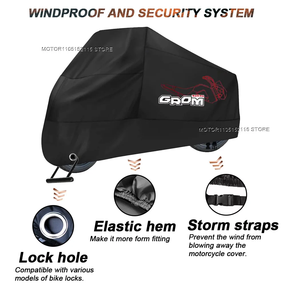 For msx125 GROM MSX 125 MSX125 msx 125 Motorcycle Cover Waterproof Outdoor Scooter UV Protector Dust Rain Cover