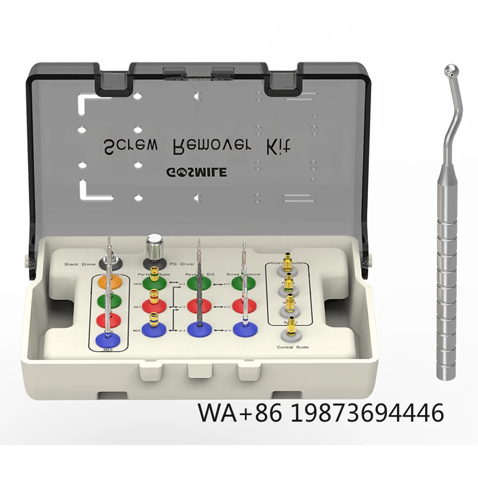 

Dental Broken Screw Extractor Kit Professional Surgical Drill Guide Set for Damaged Screw Removal