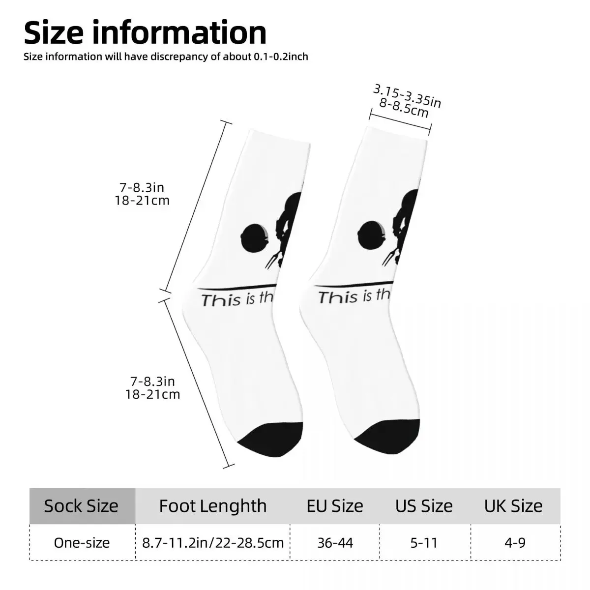 Mando dies ist die Art und Weise Socken Harajuku Schweiß absorbierende Strümpfe die ganze Saison lang Socken Zubehör für Unisex Weihnachts geschenke