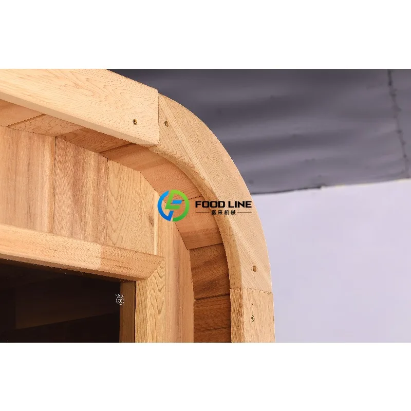 Popular Hot Sale Cube Style Outdoor Sauna Room Solid Red Cedar Large Size For 7-8 People Home Spa