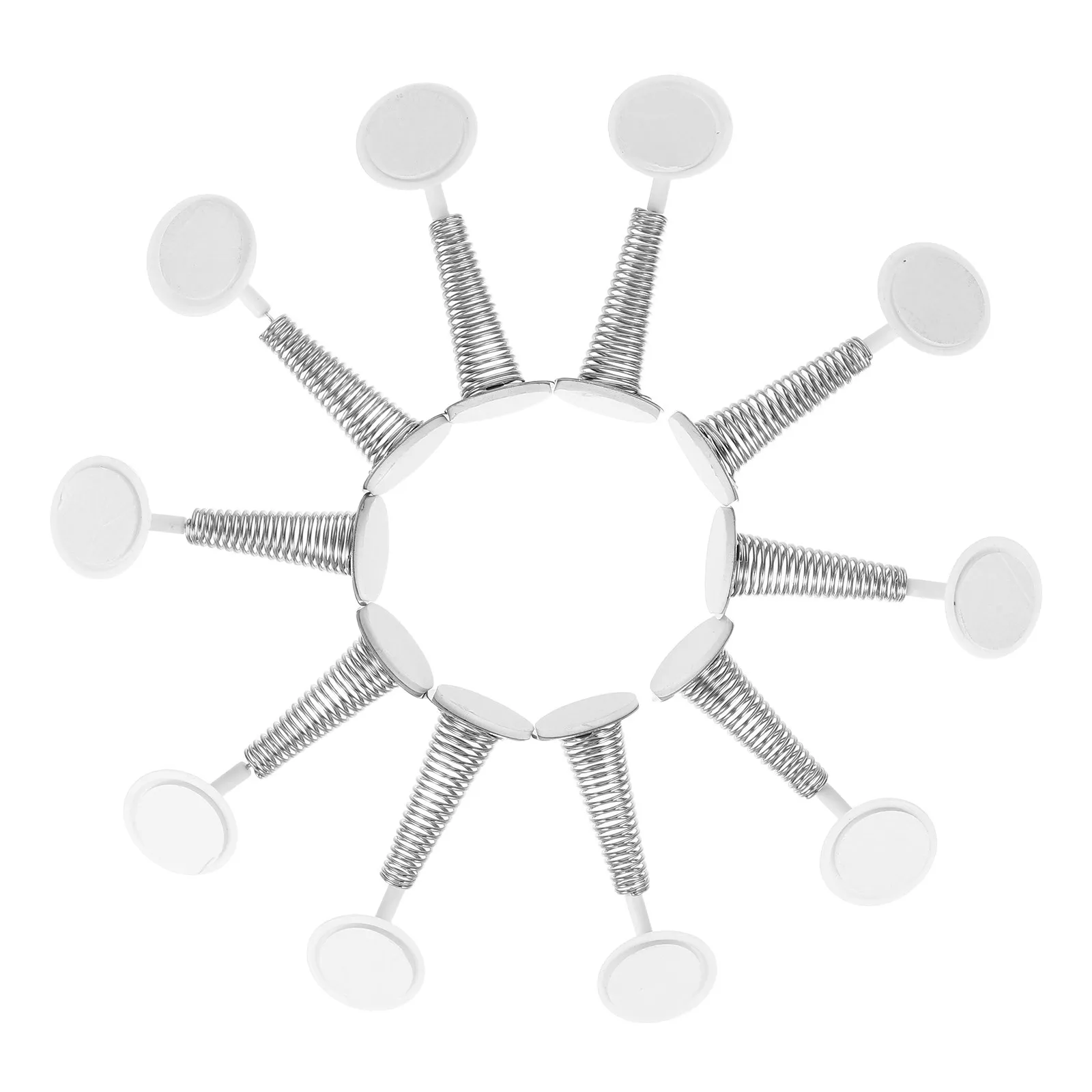 

10Pcs Universal Wobble Head Springs Dashboard Base Shaking Head Replacement for DIY Craft Bobblehead Figures Metal 360 Degree