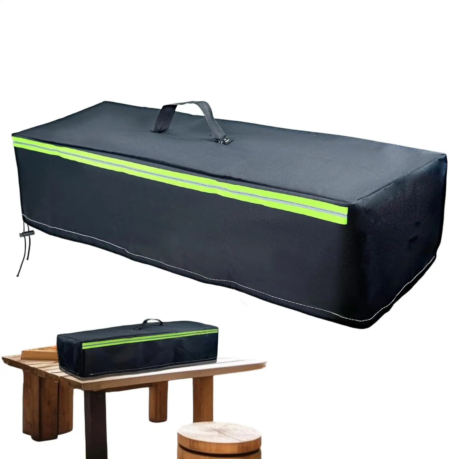 

Cover For Fire Pit Waterproof Rectangle Rectangular Fire Table Cover For Garden Backyard Farm Pathway Driveway Patio Lawn