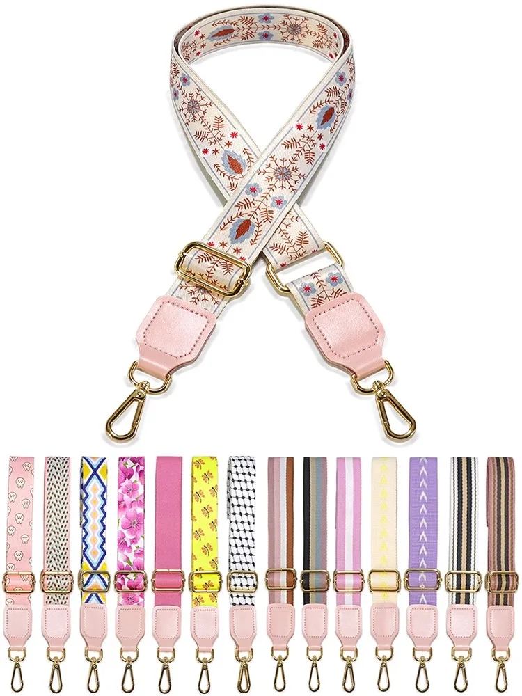 Adjustable Shoulder Strap Messenger Widening Accessories Adjustable Female Bag Heart-Shaped Strap Pink Love Strap Girly Heart