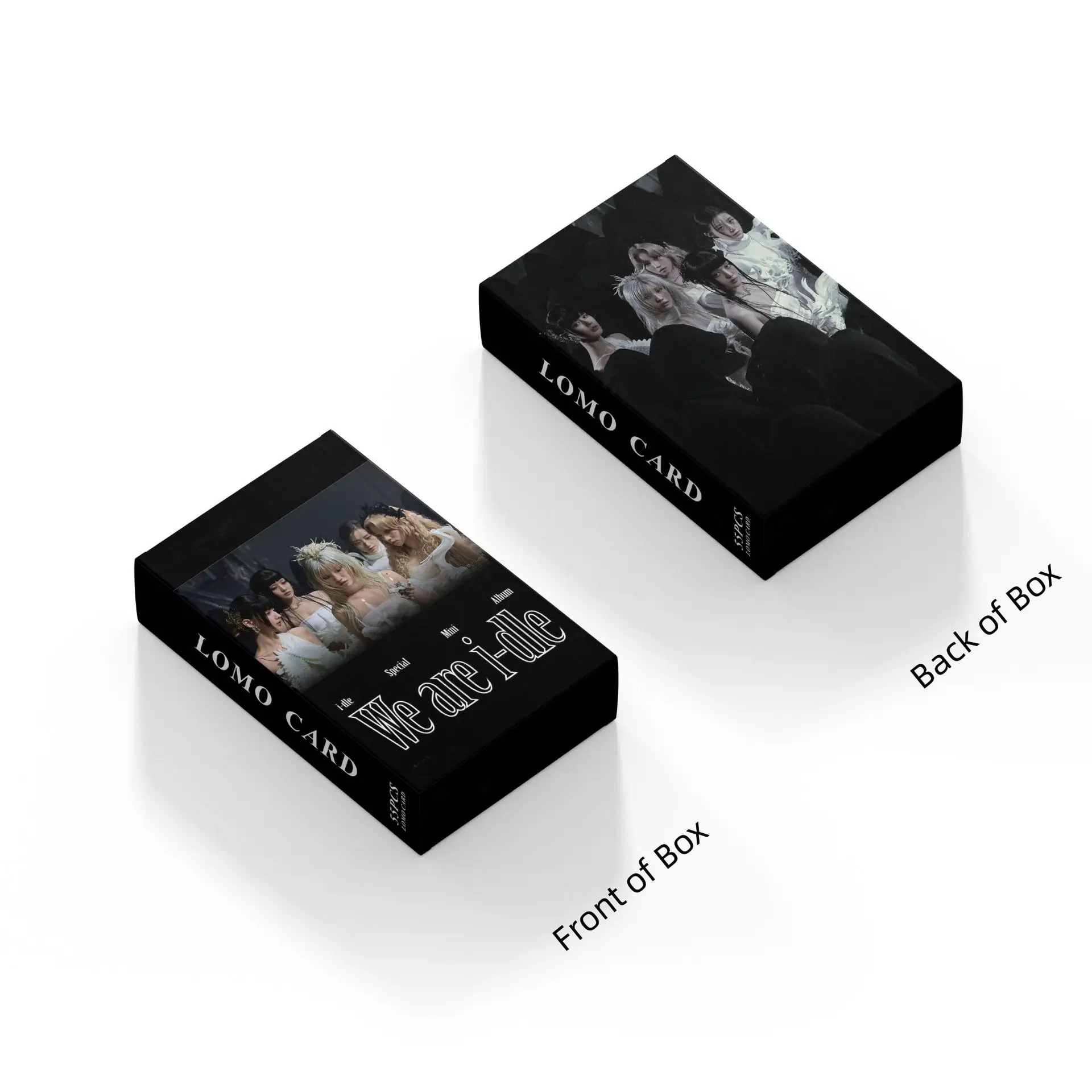 55 قطعة/المجموعة/مجموعة Kpop (G)I-DLE We Are Lomo بطاقة جديدة Ablum Shuhua Soojin Miyeon Yuqi HD صور طباعة صور بطاقات بريدية هدايا بطاقات الصور #4