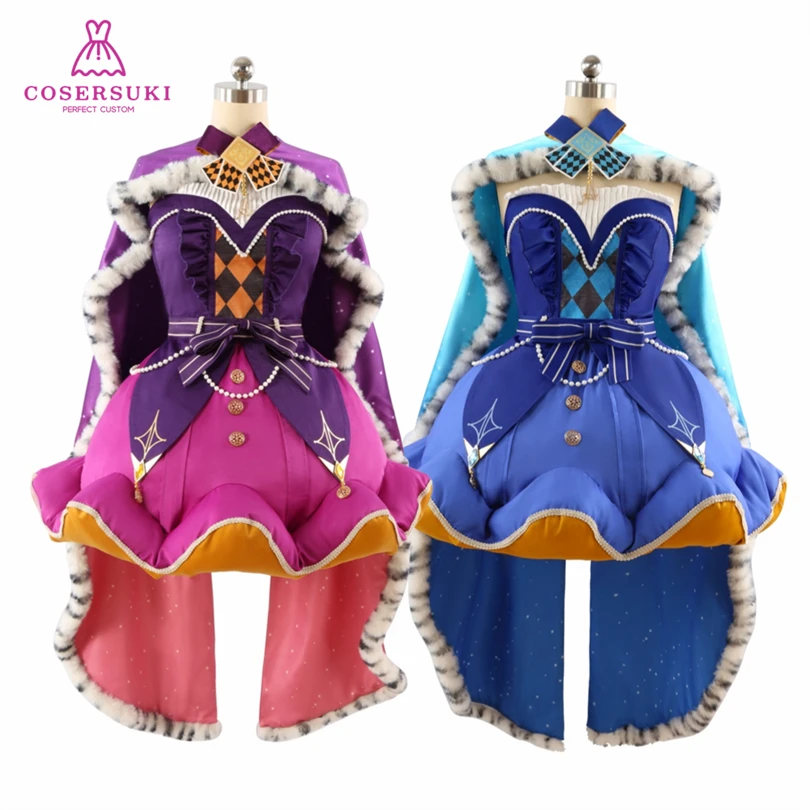 

Project Sekai Crown of Suit Otori Emu Queen of Diamonds Cosplay Costume Halloween Christmas Carnival Event Outfit