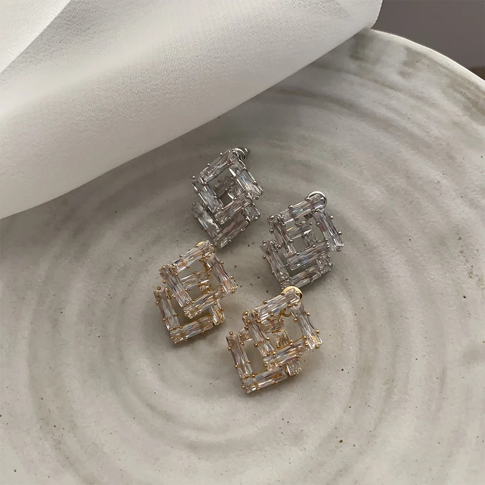 

Fashion Temperament personality removable rhinestone Earrings for women's Girl party gift Jewelry wholesale