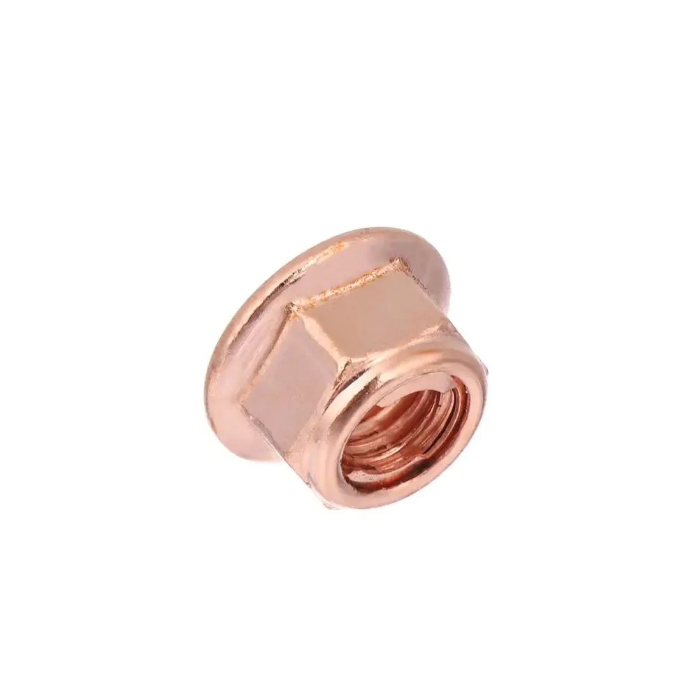 12Pcs M8 Copper Flashed Exhaust Manifold Nut 8mm Nuts High Temperature Nuts image 5