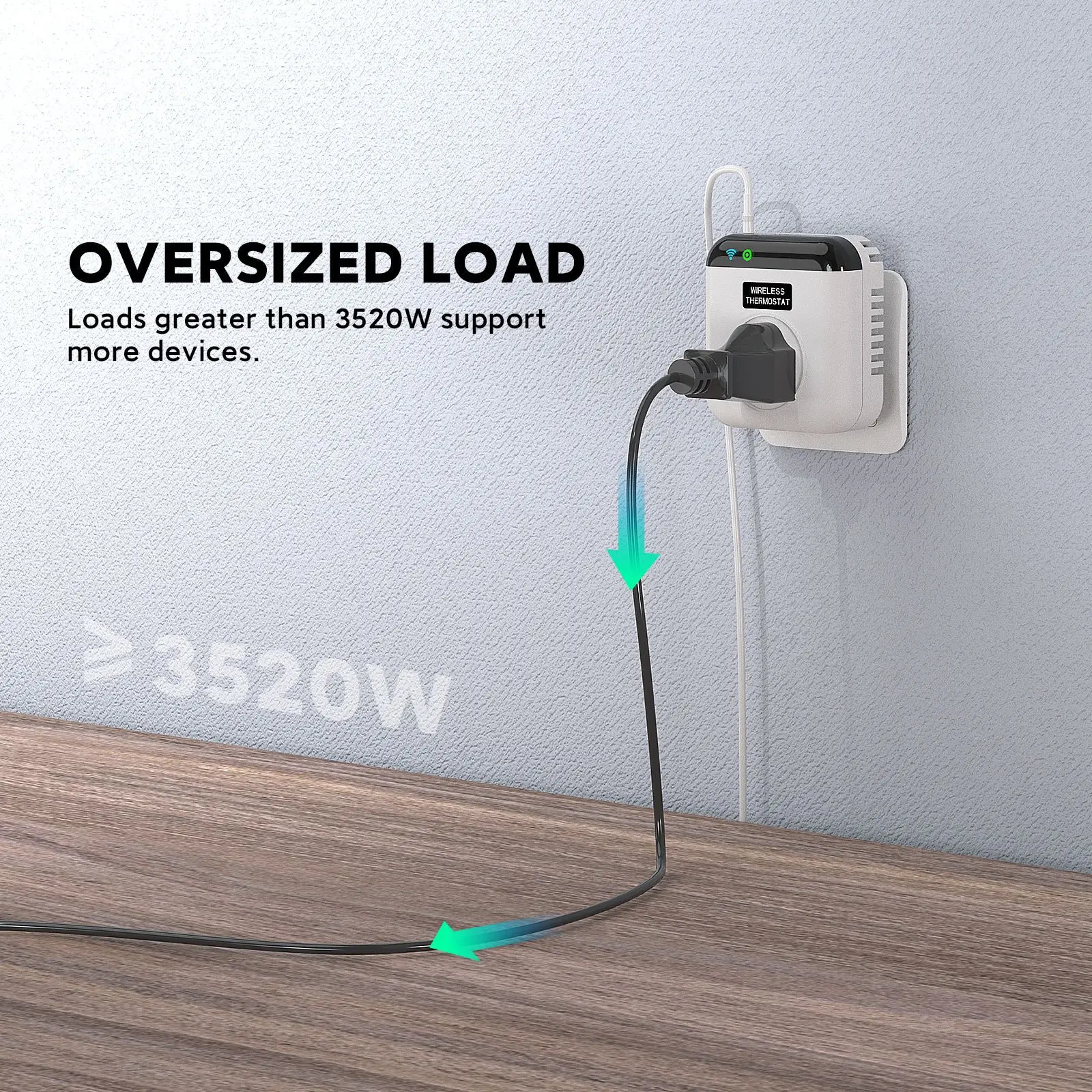 Tuya WIFI Digital Thermostat Steckdose 16A Outlet Stecker Fernbedienung Temperatur Controller Timer Schalter Kühlung Heizung Sensor