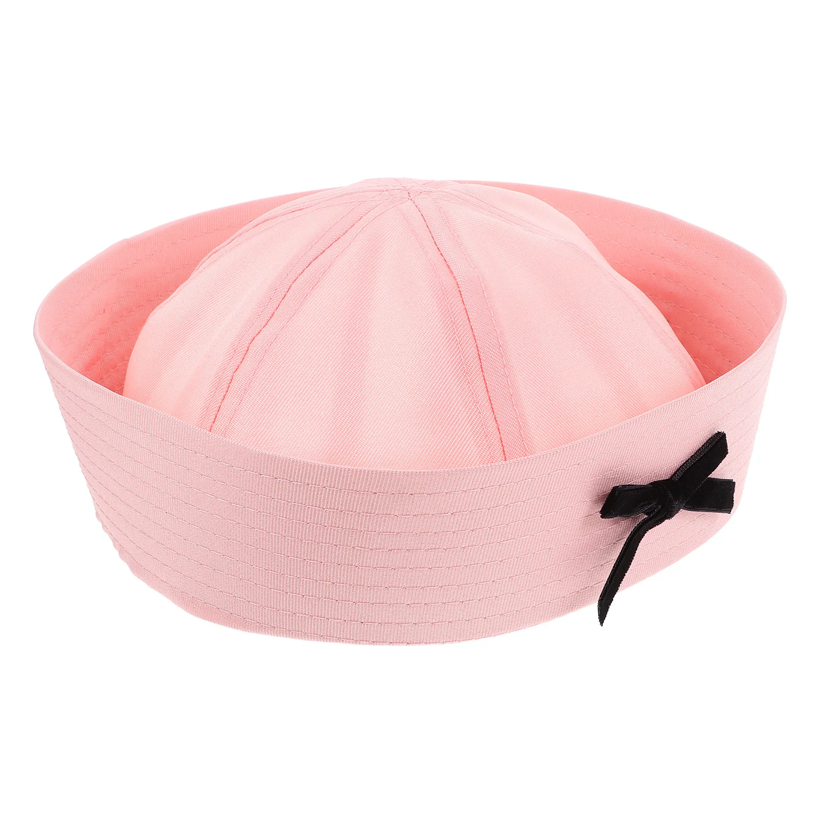 1pc Bowknot Sailor Hat Fashion Women'S Costume Party Outdoor Cosplay Yacht Hat Decor Sailing Accessories Hats For Women
