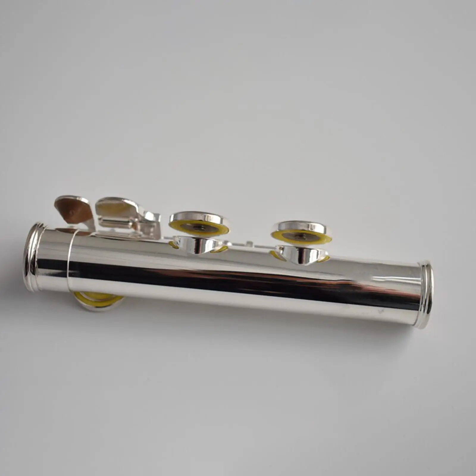 Flute Foot Joint Cupronickel Metal Repair Part Upgrade Musical Instrument Accessory for Flute Maintenance and Tuning