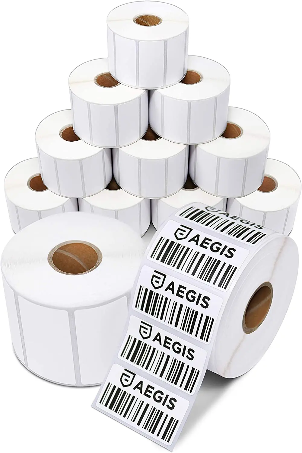 Thermal Adhesive Barcode Label Paper 50mm Width Different Height Heat-variable Clothes Label Paper Sticker Bar Code Paper