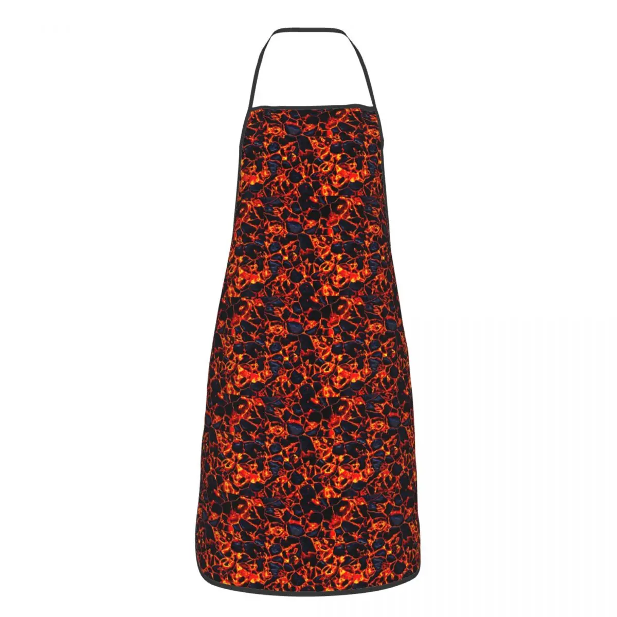 Magma Volcano Lava Fire Aprons Chef Cooking Tablier Sleeveless Bib Kitchen Cleaning Pinafore for Women Men Painting
