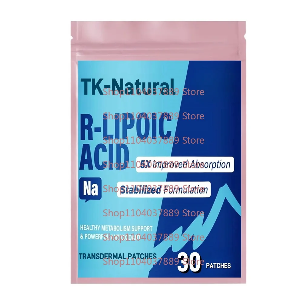 

30 пластырей R Lipoic Acid (Na) Трансмические пластыри для здоровой обмену веществ