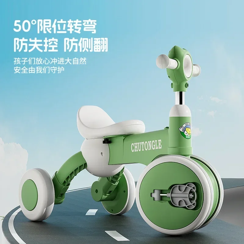 Tricycle d'équilibre léger et pliable pour enfants, vélo coulissant multifonctionnel pour bébé et enfant, 2 en 1, 1-3-6