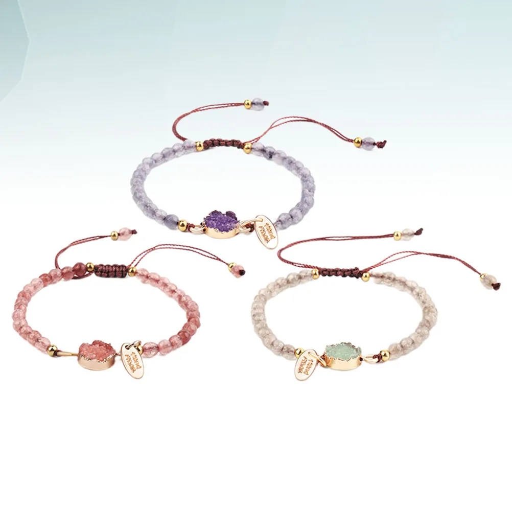 

3pcs Bracelets Women Accessories Elegant Long Lasting Fashion Bangle Wrist Chains Weave Wrist Chain Gifts