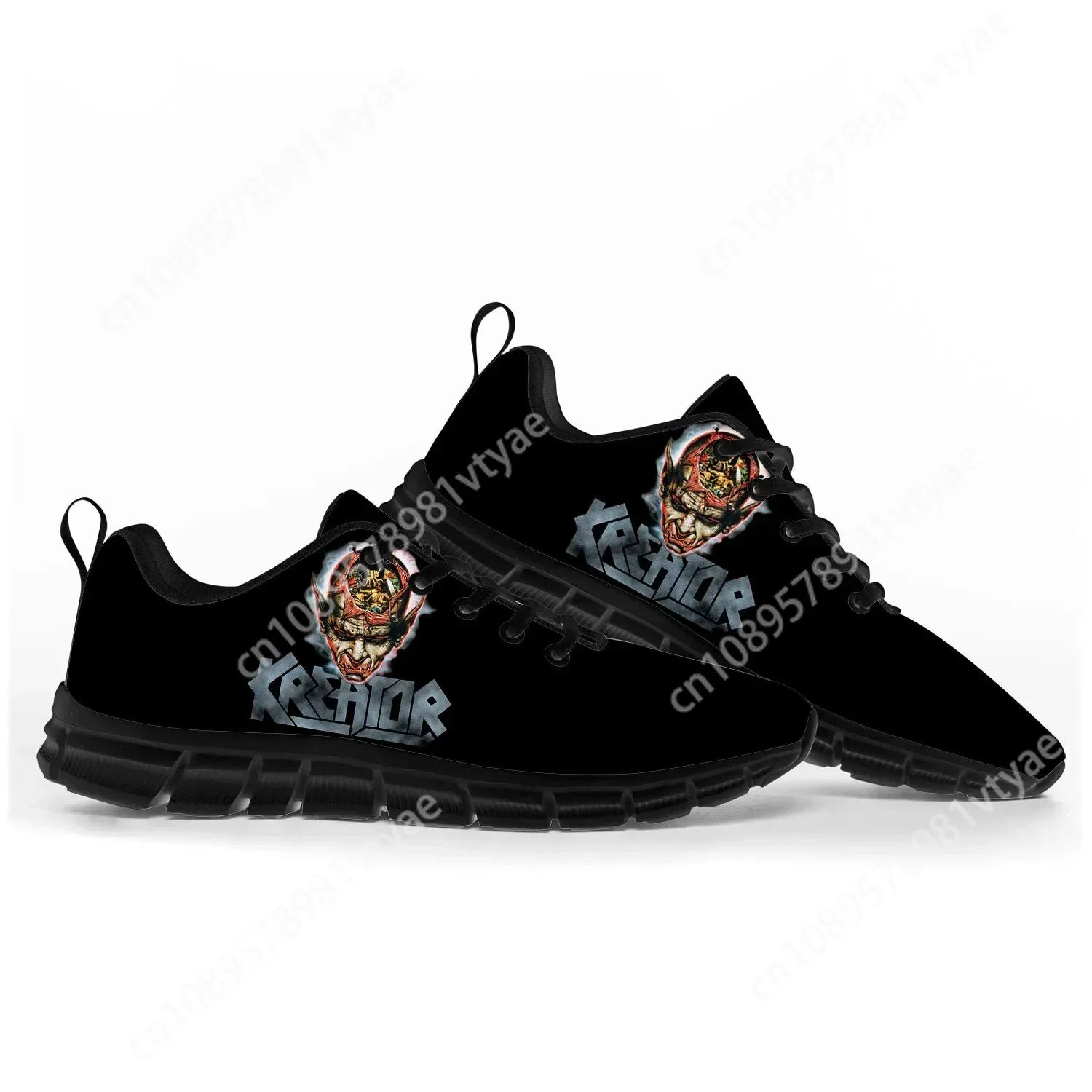 

Kreator Band Sports Shoes Mens Womens Teenager Children Sneakers Gods of Violence Custom Made High Quality Couple Shoes Black