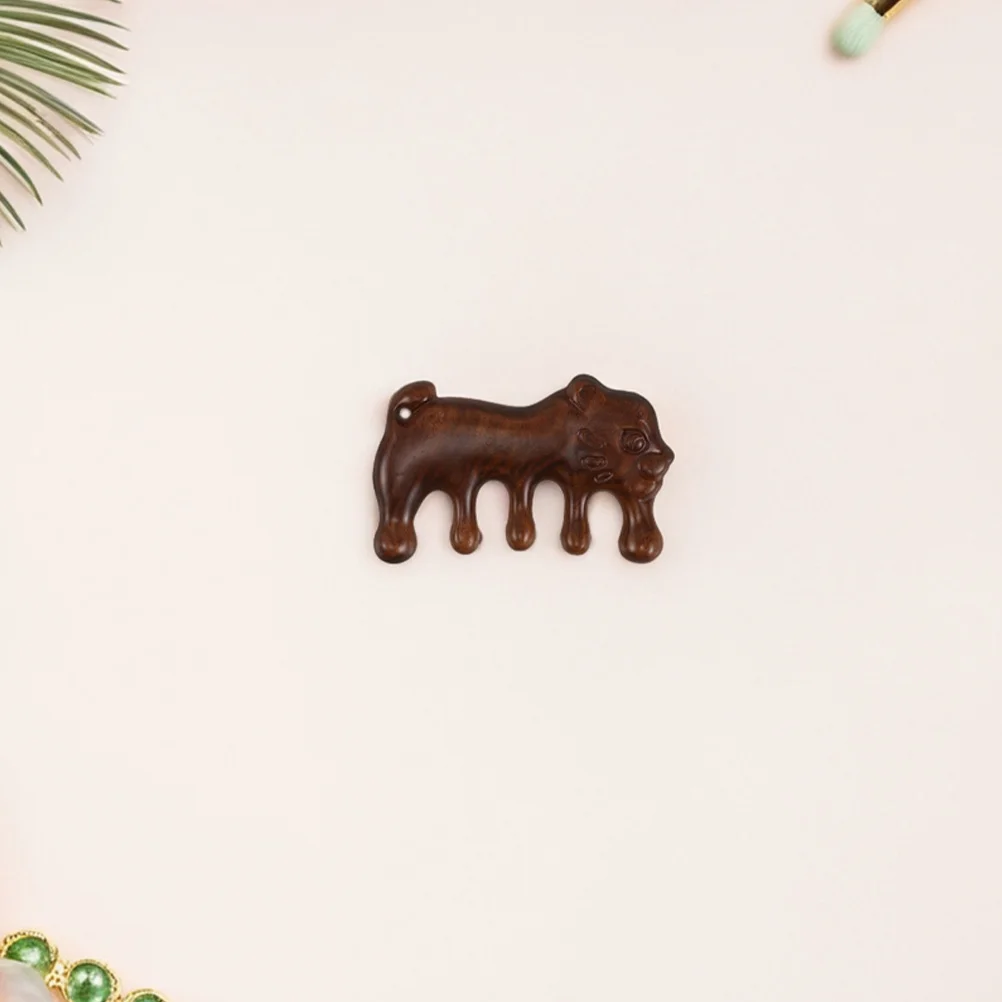 2Pcs Wooden Scalp Massager Comb Natural Wood Gua Sha Tool Design for Head Massage and Scalp Care Wooden Hair Comb