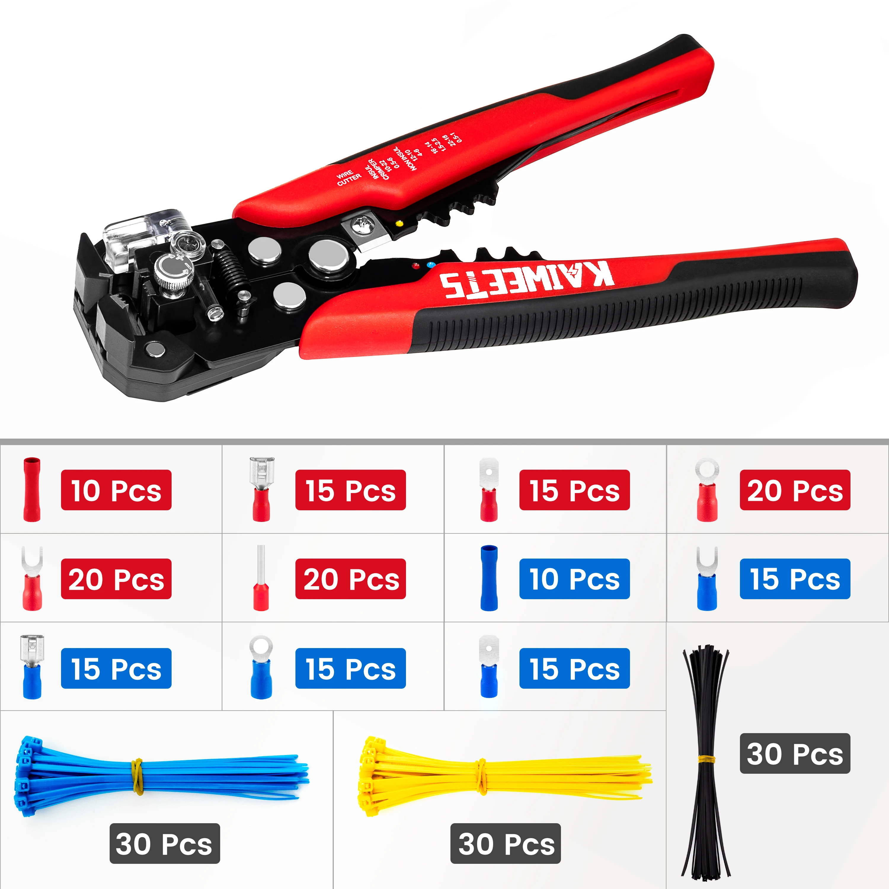 Wire Stripper Tools Set Multitool Pliers KWS-302 Automatic Stripping Cutter Cable Wire Crimping Electrician Repair Tools