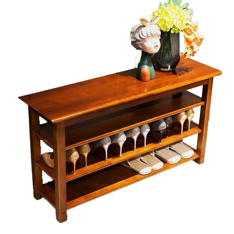 

Modern, simple, solid wood, shoe changing stool, home, door, corridor