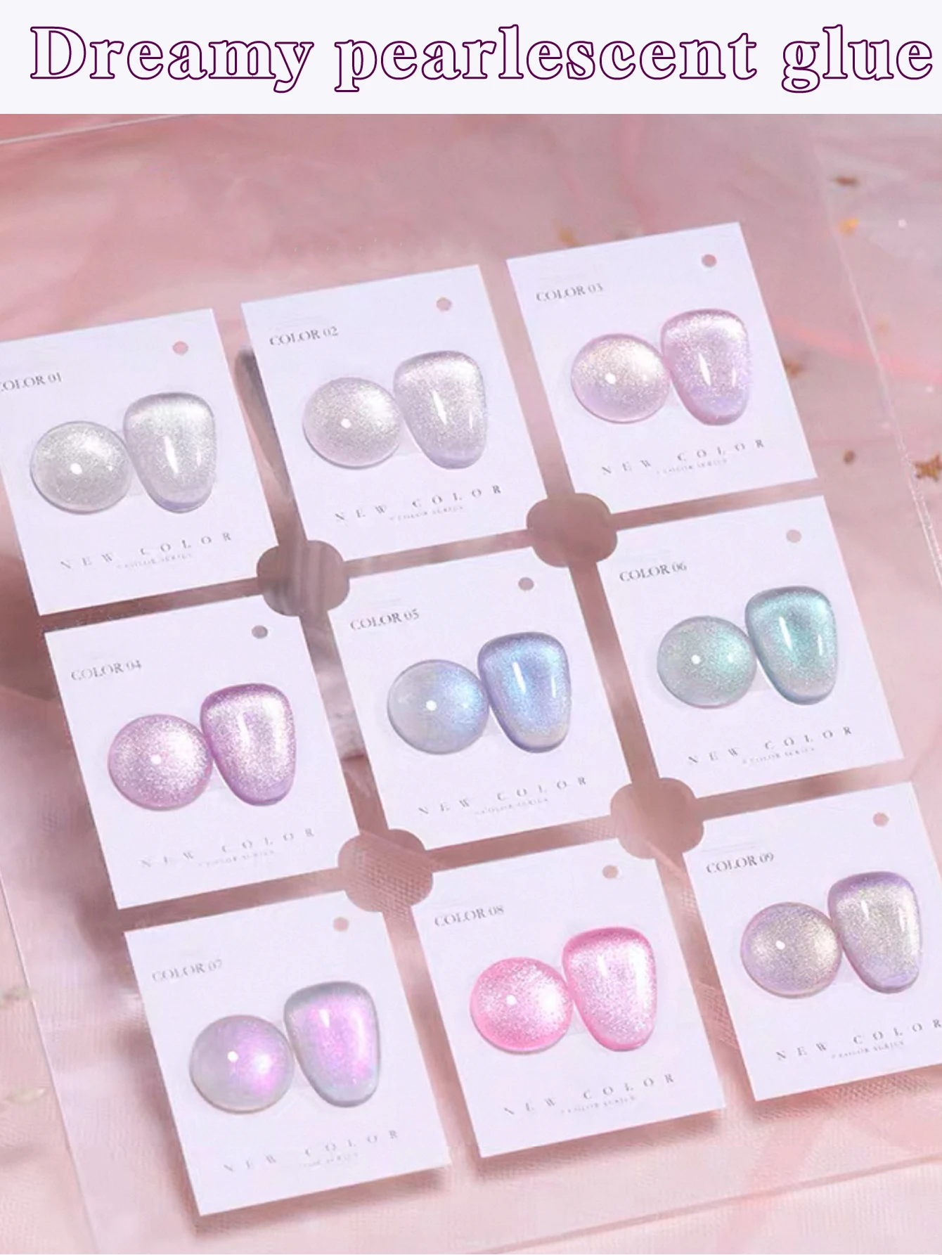 1/9 Stück 2025, neues Nail-Art-UV-Gel mit ultrafeinem Glitzer, schillerndes Disco-Chamäleon-Clinching-Diamant-Gel-Nagellack, 28 Tage