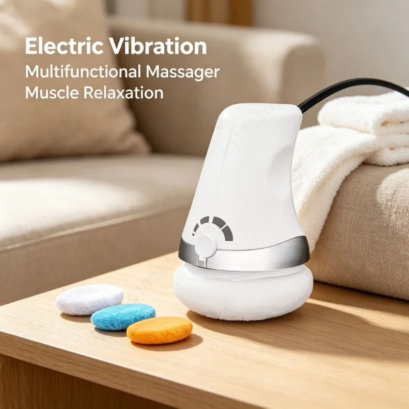 Household Electric Vibration Massage Hammer, Multifunctional Body Massager, Handheld Portable Massage Tool for Muscle Relaxation