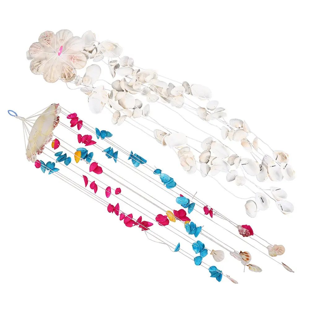 

1 Set Seashell Wind Chime Hanging Outdoor Decoration Shell Wind Bell for Garden Patio Balcony Home Decor Sea Shell Bells