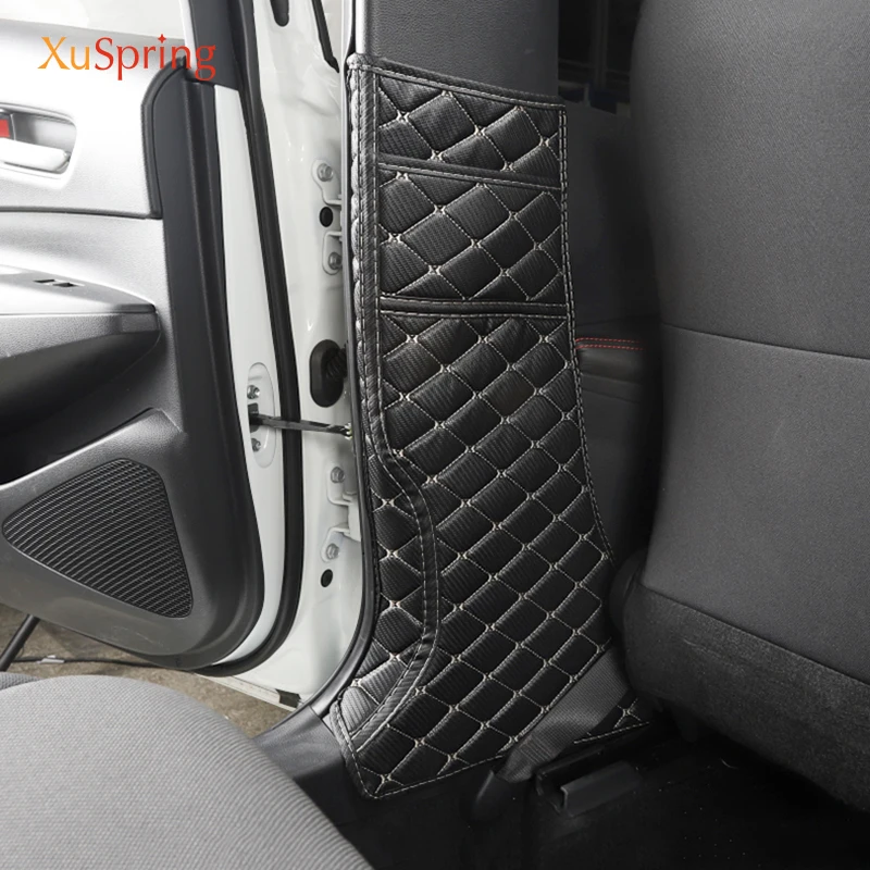 Car B Pillar Anti-kick Protective Mat Pad Cushion Case Sticker Cargo Liner for Toyota Corolla 2019 2020 2021 2022 2023 E210 12th