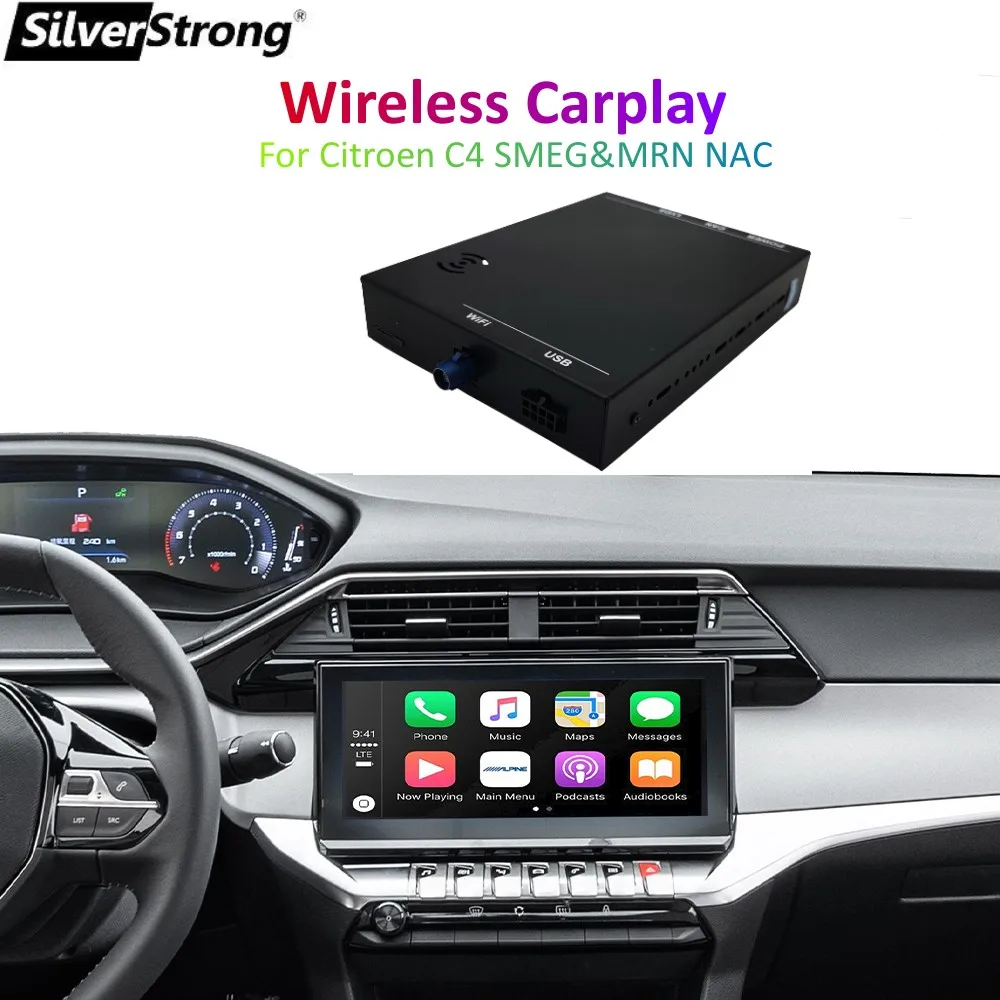 Bezprzewodowy Carplay dla Citroen C4 SMEG NAC Picasso DS4 DS3 308 508 208 200 Android Auto Module Box Mirror Link Airplay Navigation