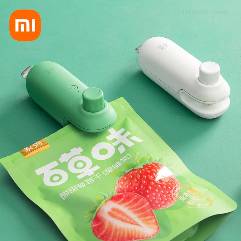 Xiaomi Xiaoda-Mini Clips eléctricos de sellado de alimentos, herramienta de cocina multifunción, sellador de calor, sellador de bolsas de calor