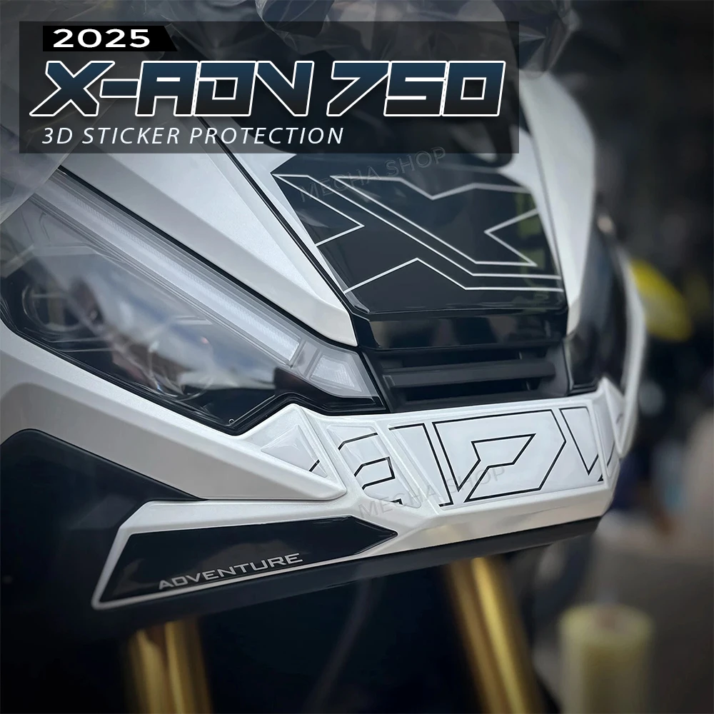 

For X-ADV 750 X ADV 750 2025 Sticker Motorcycle Accessories 3D Epoxy Sticker Protection Kit