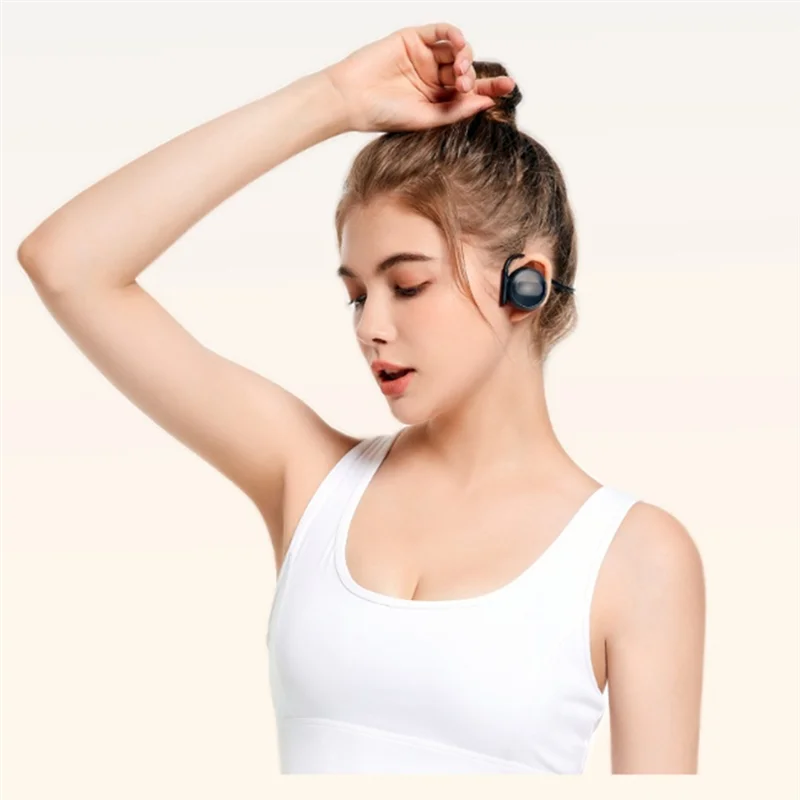 

AT12 Non-In-Ear Wireless Bluetooth Earphones, Long Battery Life With Neckband And TF Card Slot, Perfect For Running And Sports
