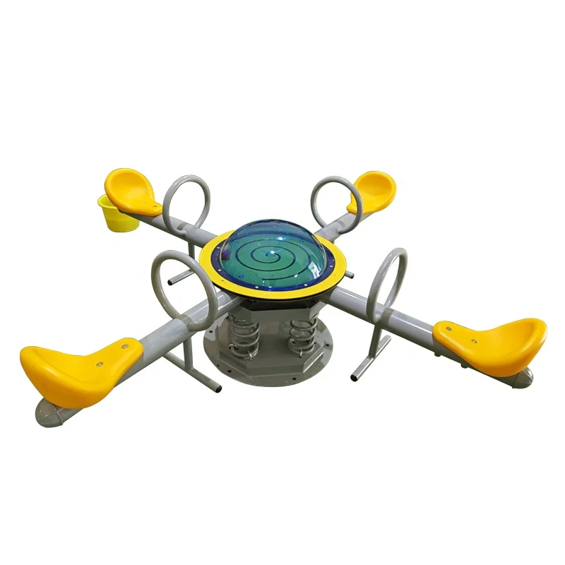 

Высококачественная детская уличная четырехместная пружинная качели, парк общественных игр на заднем дворе, оборудование для забавных продуктов